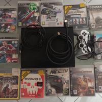 PlayStation 3 + joystick originale+ giochi + cavi