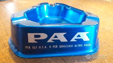 RARO POSACENERE "PAA" PAN AMERICAN AIRWAYS VINTAGE