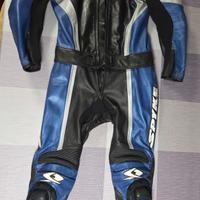 Tuta in pelle moto divisibile Spyke taglia 52