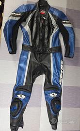 Tuta in pelle moto divisibile Spyke taglia 52