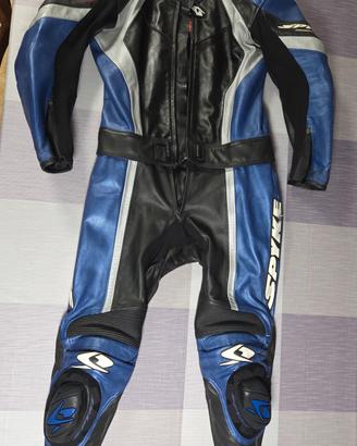 Tuta in pelle moto divisibile Spyke taglia 52
