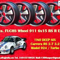 4 pz. cerchi Porsche Fuchs 6x15 ET36 911 -1989 914