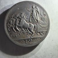 Splendido esemplare 2 lire del 1914