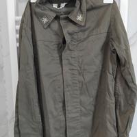 camicia maniche lunghe esercito vintage