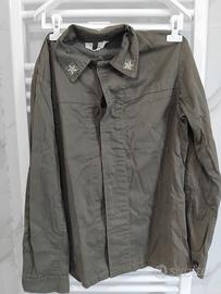camicia maniche lunghe esercito vintage