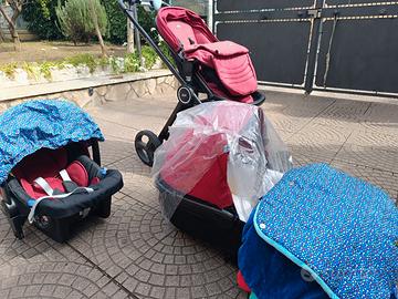 Trio Chicco Navicella Passeggino Seggiolino Auto