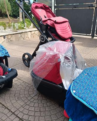 Trio Chicco Navicella Passeggino Seggiolino Auto