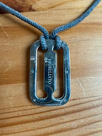 Morellato, pendente oro e acciaio