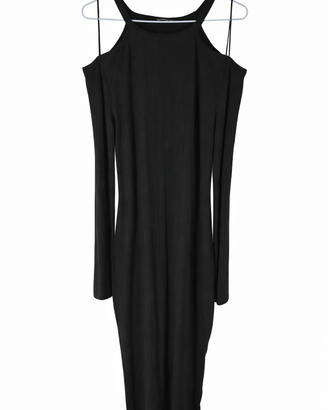 Vestito nero Terranova XL aderente elegante