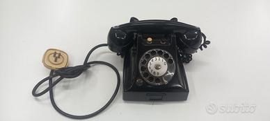telefono fisso nero in bachelite anni "60 SIP