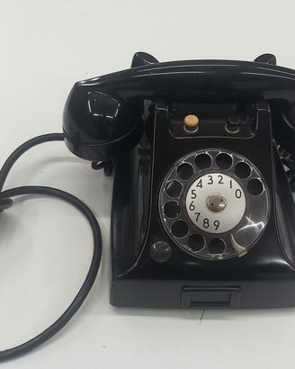 telefono fisso nero in bachelite anni "60 SIP