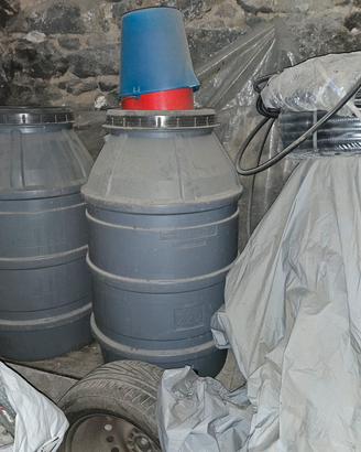 N°4 botti alimentari 220 lt