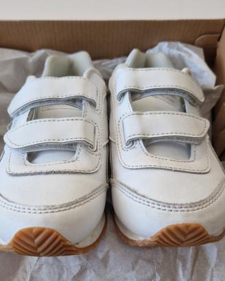 snikers bianche Reebok per bambini
