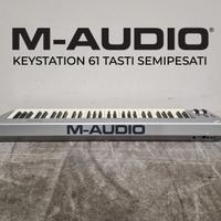 M-AUDIO ES 61 MIDI KEYSTATION USB tasti semipesati
