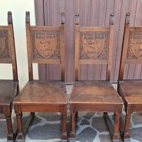 sedie in legno antiche fine 800