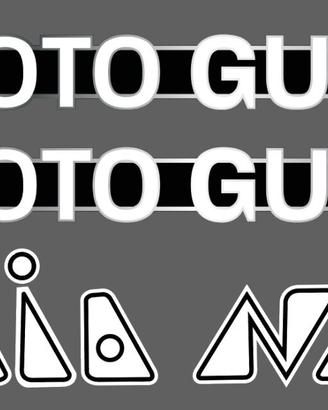 MOTO GUZZI NIBBIO SERIE ADESIVI AUFKLEBER STICKER 