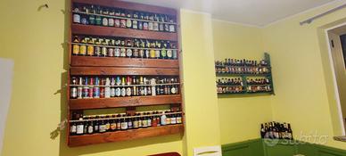 COLLEZIONE BOTTIGLIE DI BIRRA VUOTE