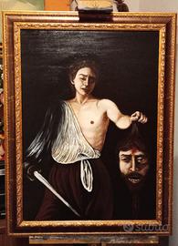 Davide con la testa di Golia, da Caravaggio