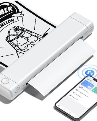 Stampante Termica Portatile A4 Bluetooth