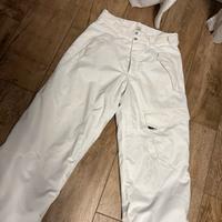 PANTALONI SCI UOMO WEDZE BIANCO taglia M