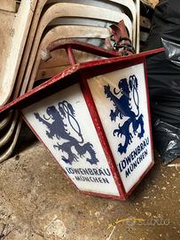 Lampione singolo Lowenbrau