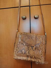 Borsa in coccodrillo vera pelle