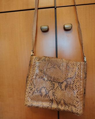 Borsa in coccodrillo vera pelle