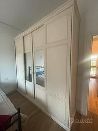 Armadio  scorrevole 4 ante 2.68 x 63