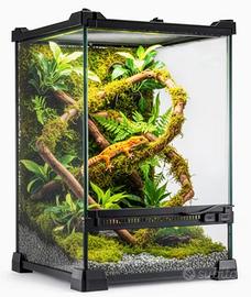 2 Terrari in vetro Zoo Med 45x45x60 cm