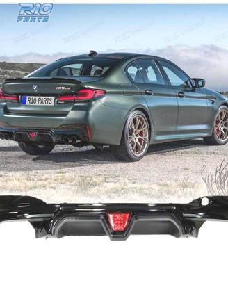 DIFUSORE BMW G30 G31 LOOK M5 CS NERO LUCIDO CARBON