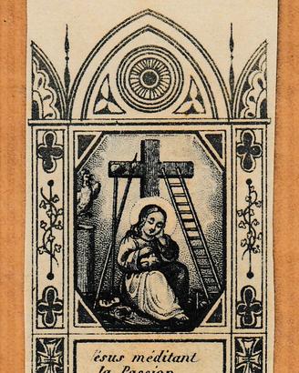 Santino Gesù medita la Passione 1800 (S7)