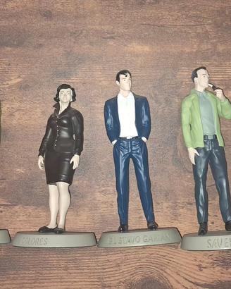 Lotto di 7 statuette 'Il mondo di Diabolik' 