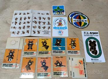 Adesivi vintage olimpiadi originali