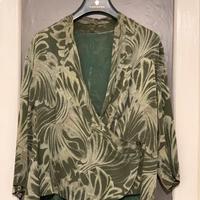 🌿 Blusa in seta pura anni ’70 - cucita a mano 🌿