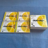 Pack 9 pezzi DVD Sony RW 4.7GB