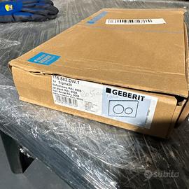 Placca di scarico due tasti nera Geberit