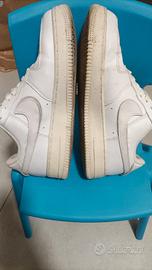 Nike Air Force 1 originali da uomo, colore bianco,