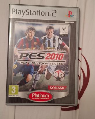 scatola PES 2010 PlayStation 2