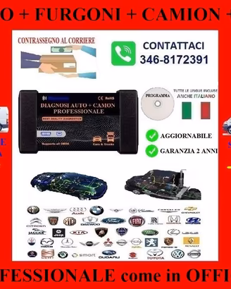 DIAGNOSTICA PROFESSIONALE tutte AUTO CONTRASSEGNO