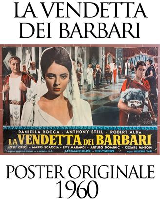 La Vendetta Dei Barbari 1960 Poster Originale Josè
