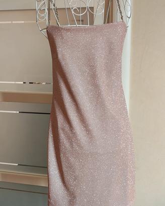 abito effetto glitter