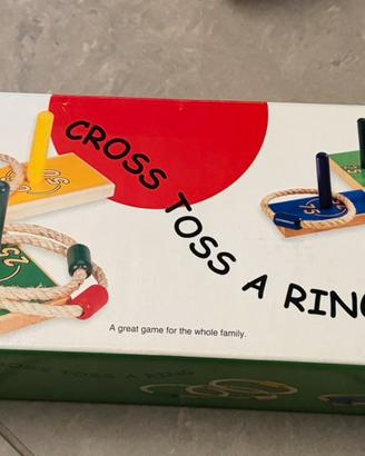 Gioco lancio anelle Cross Toss a ring bambini