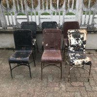 Antiche SEDIE IN FERRO ANNI 40 tel 3387648444