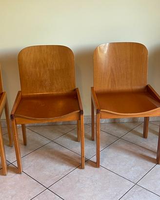Set n°4 sedie Di Afra e Tobia Scarpa by Molteni