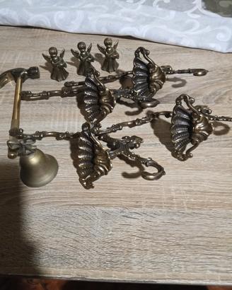 lotto misto ottone vintage 