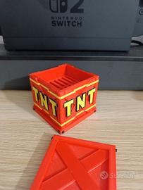 porta schede TNT stile Crash bandicoot