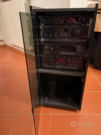Impianto stereo Hi-fi technics anni 80 casse