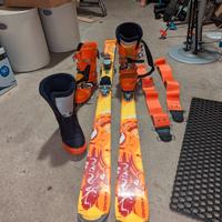 Kit sci alpinismo Head + scarponi F3 Scarpa + pell