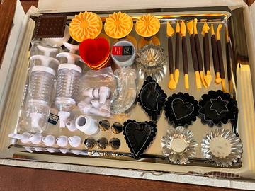 Accessori x pasticceria, forme x biscotti ecc