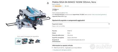 Makita SEGA DA BANCO 1650W 305mm